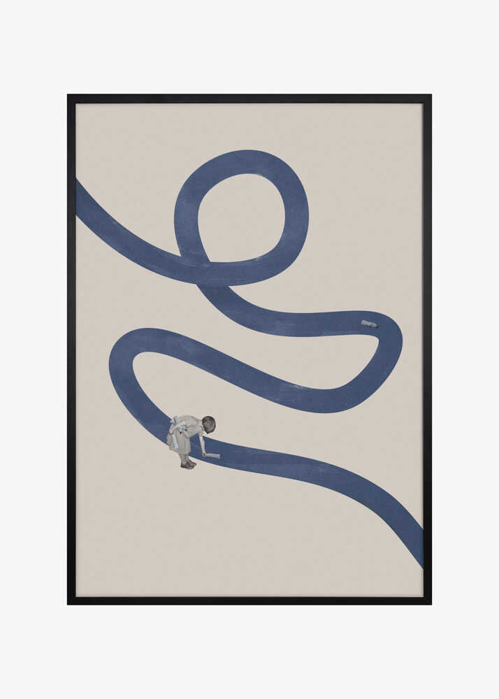 Child Painting The Path