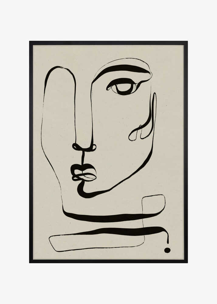 Abstract Line Portrait