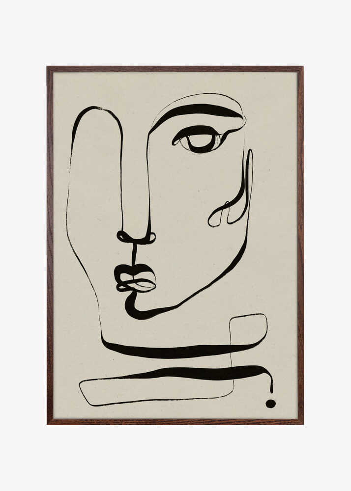 Abstract Line Portrait