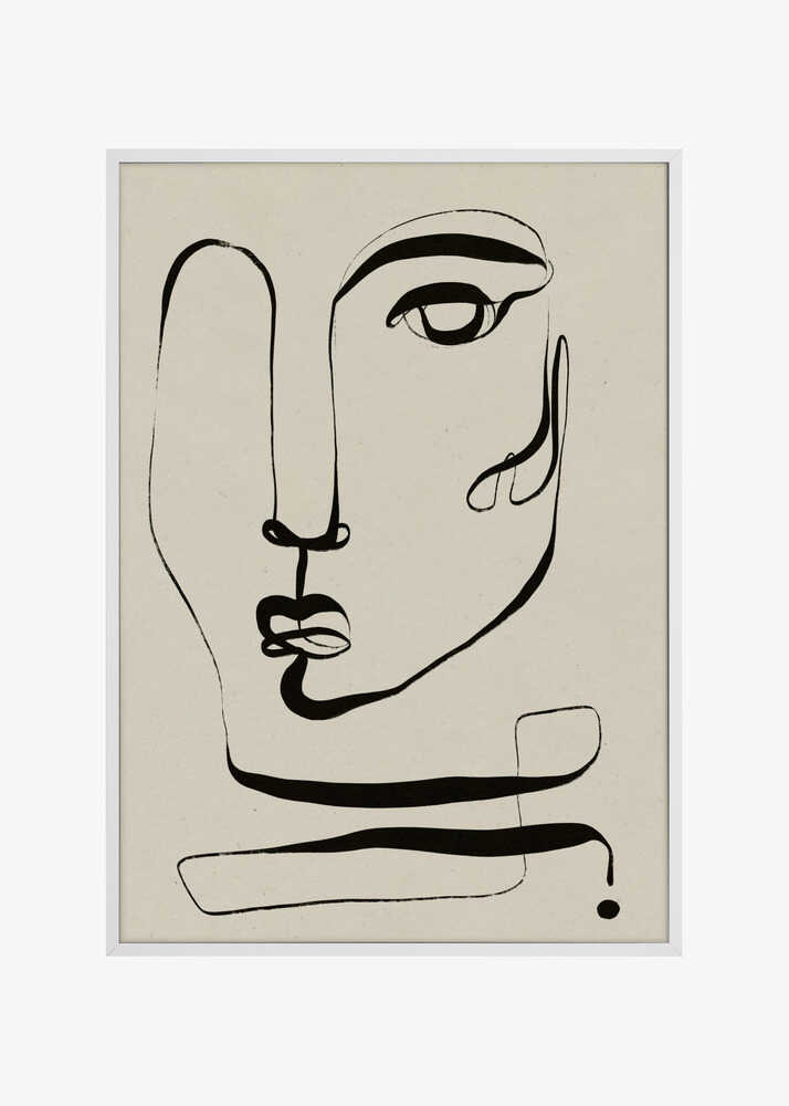 Abstract Line Portrait