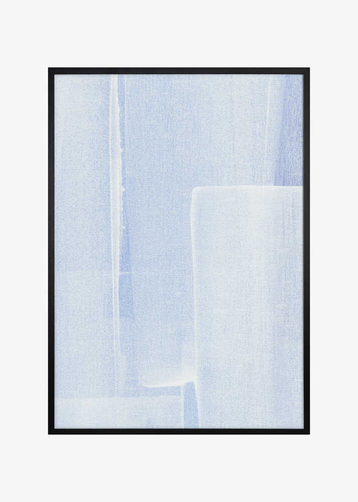 Soft Blue Fabric Layers