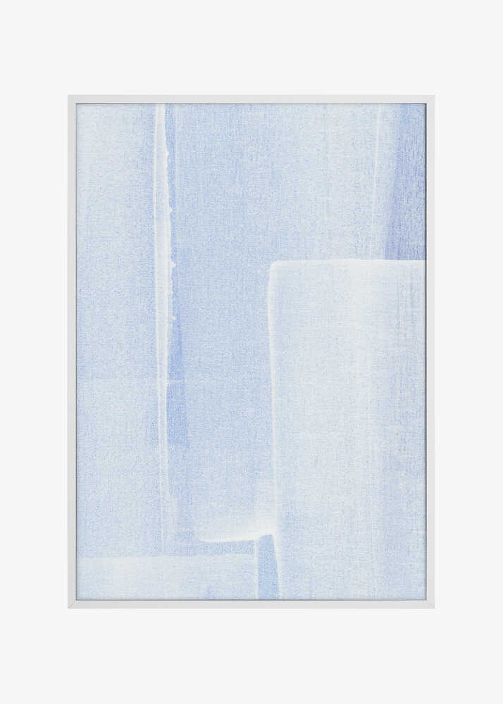 Soft Blue Fabric Layers