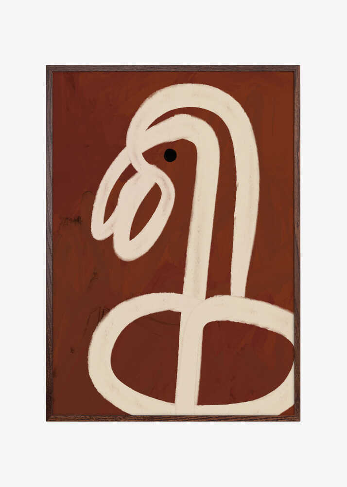 Earthy Abstract Bird