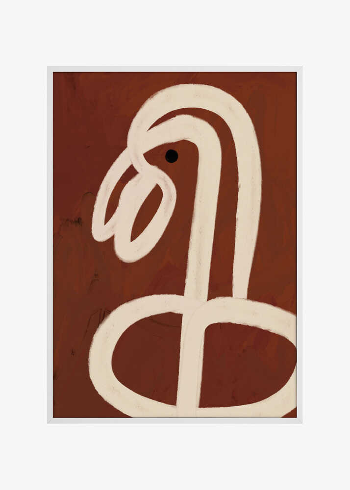 Earthy Abstract Bird