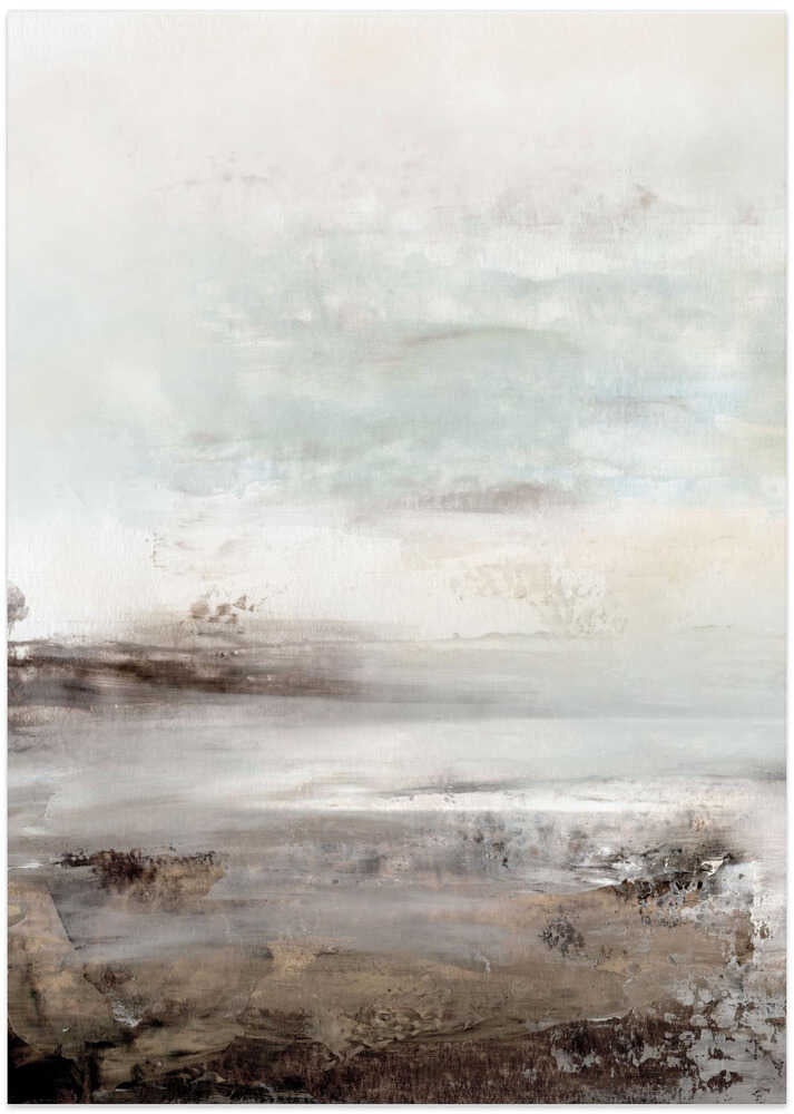 Neutral Misty Landscape