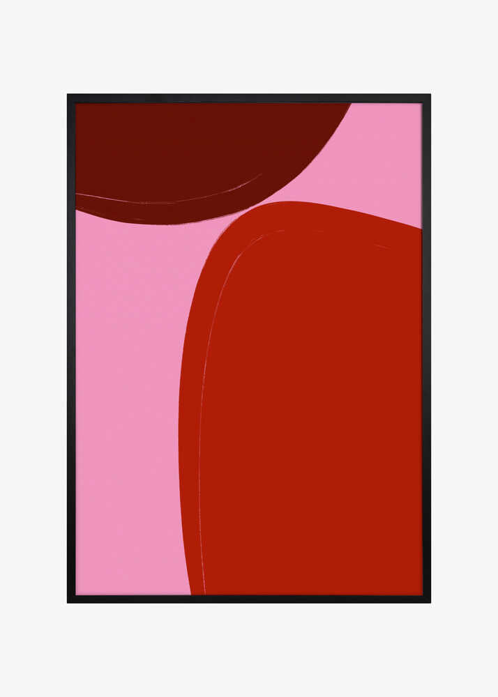 Bold Pink Red Shapes