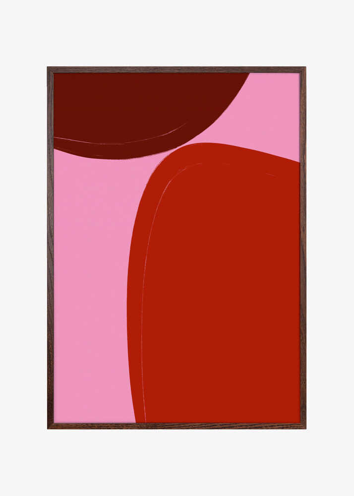 Bold Pink Red Shapes