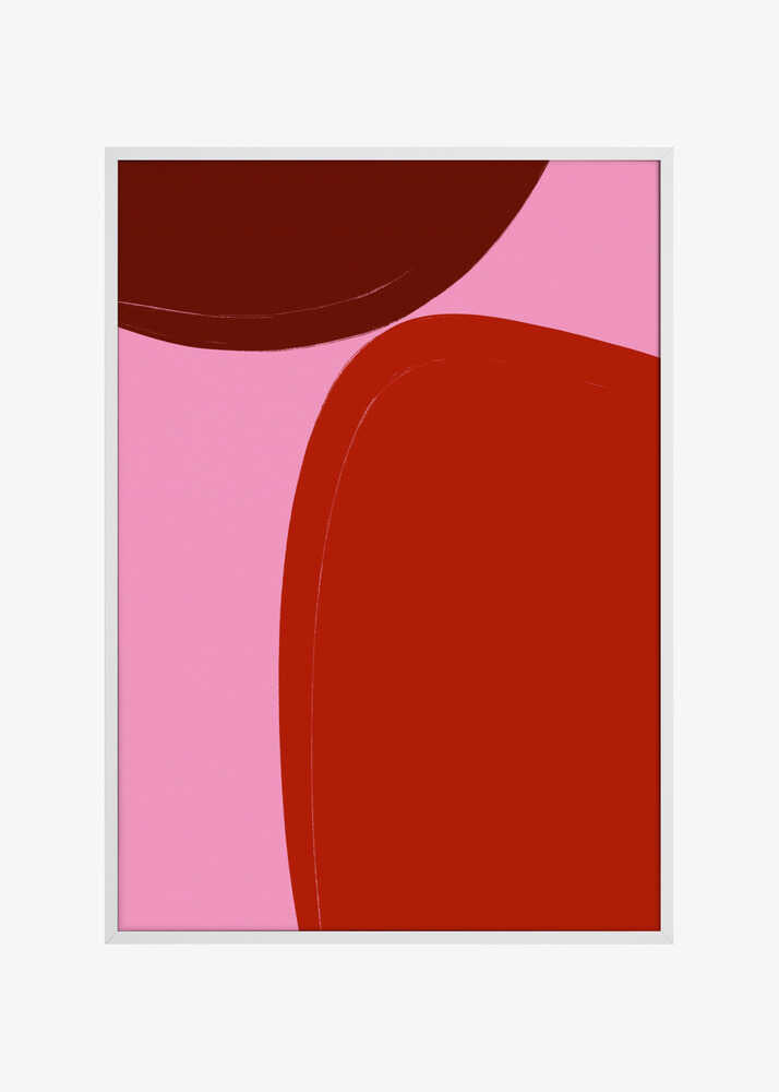 Bold Pink Red Shapes