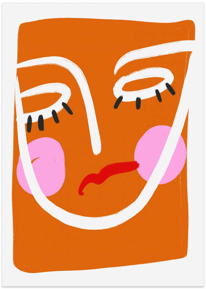 Playful Abstract Face