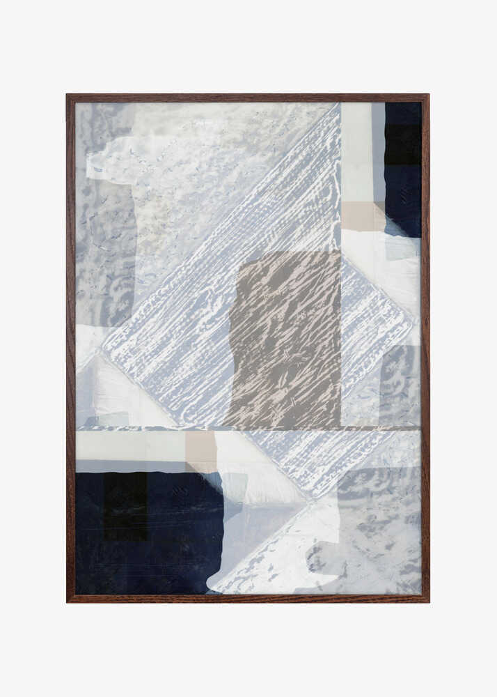 Serene Blue Gray Layers