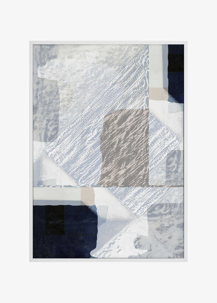 Serene Blue Gray Layers