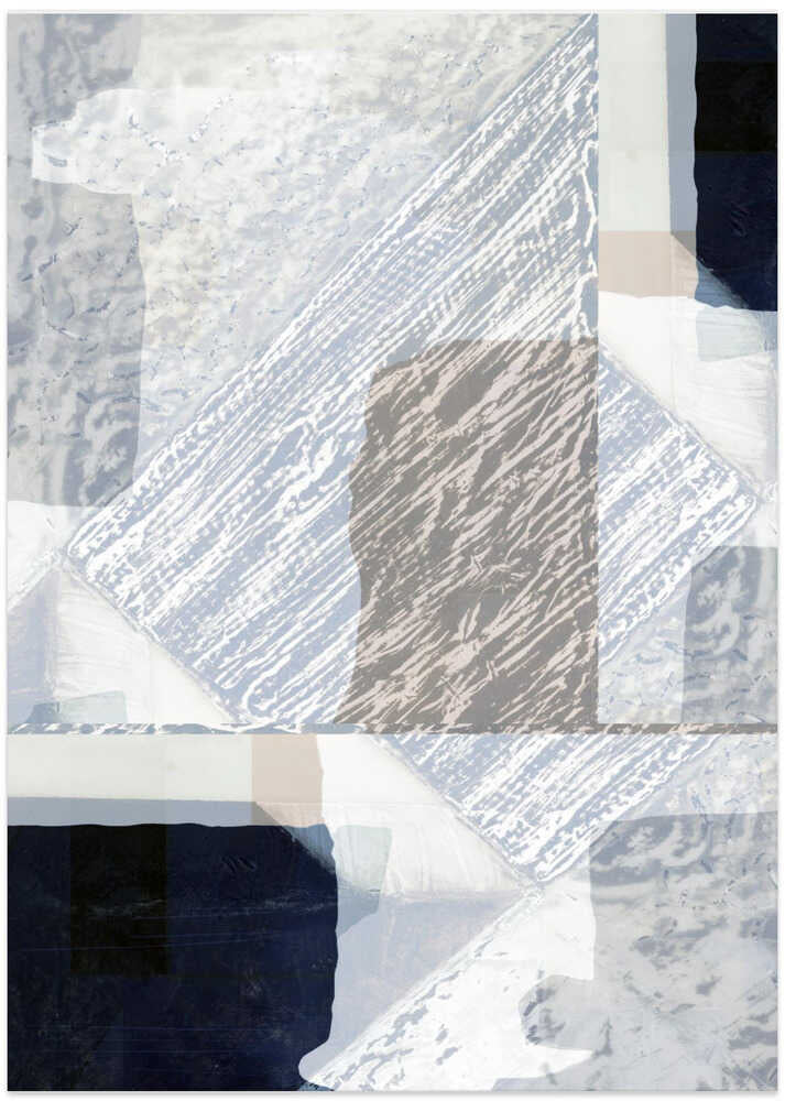 Serene Blue Gray Layers