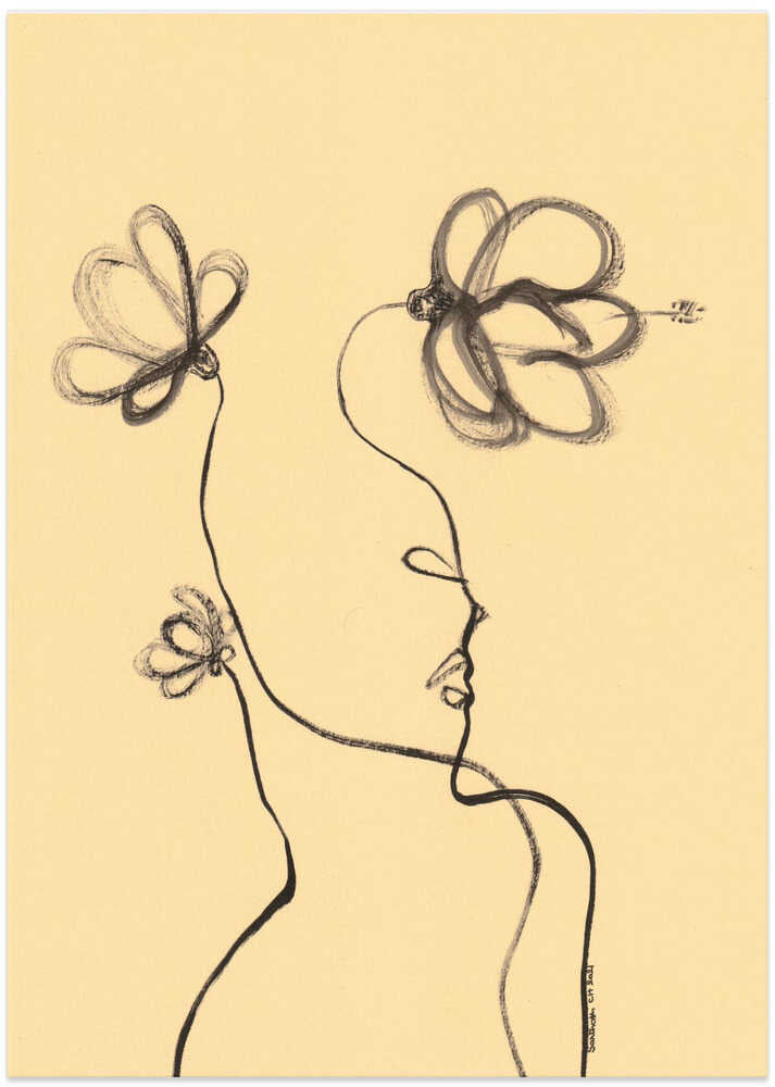 Elegant Floral Profile