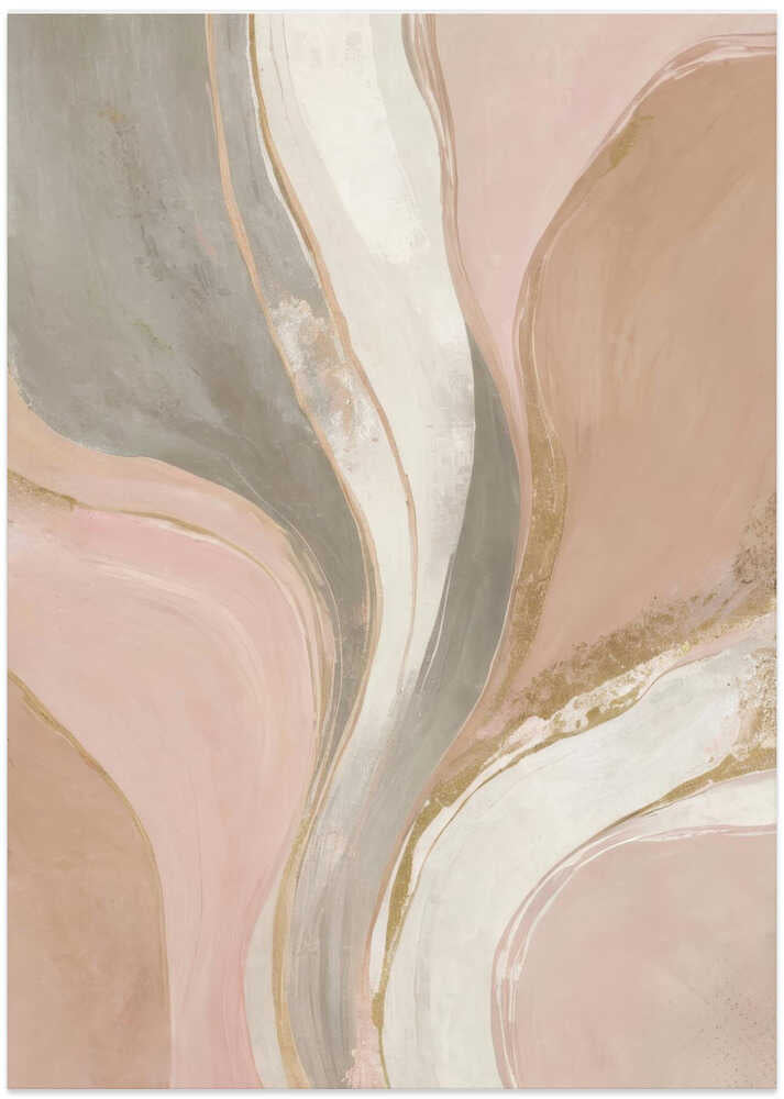Blush Gold Swirls