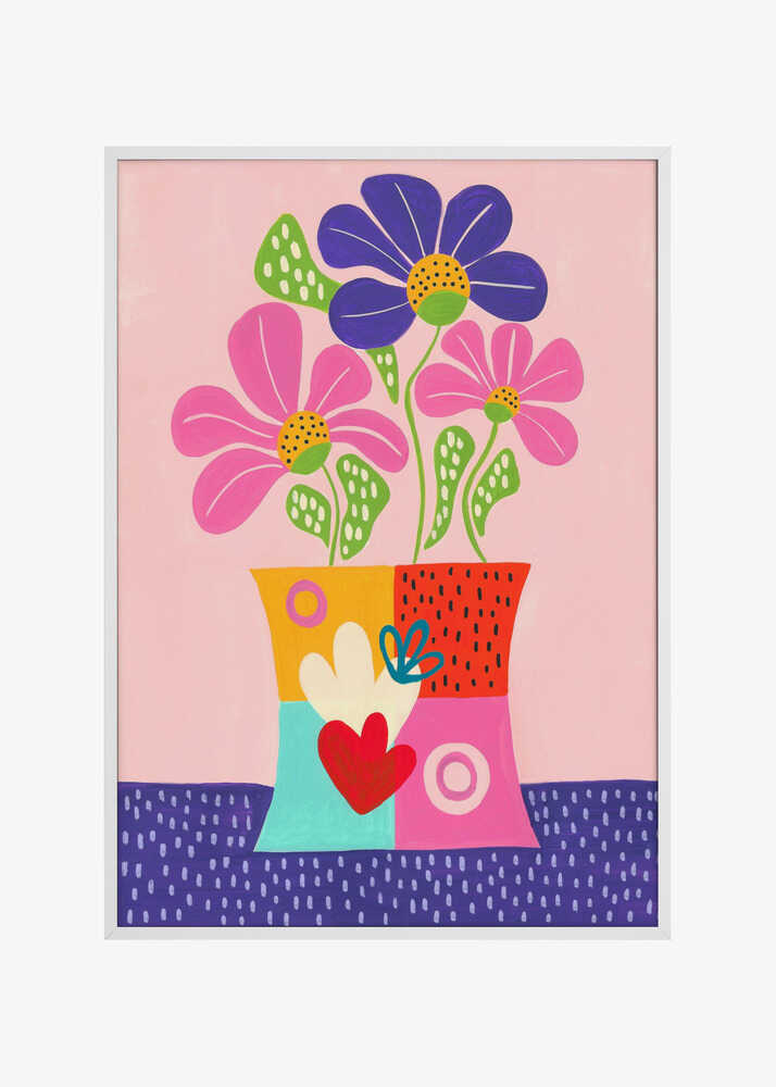 Vibrant Abstract Flowers