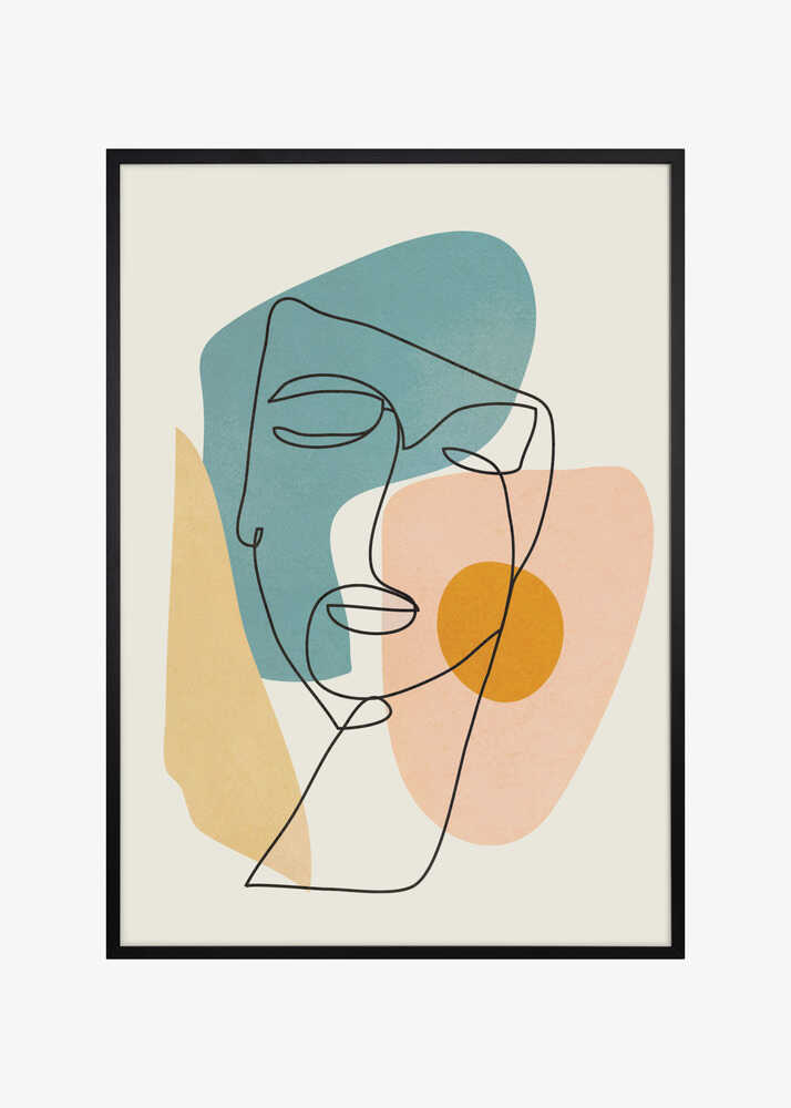 Serene Abstract Portrait