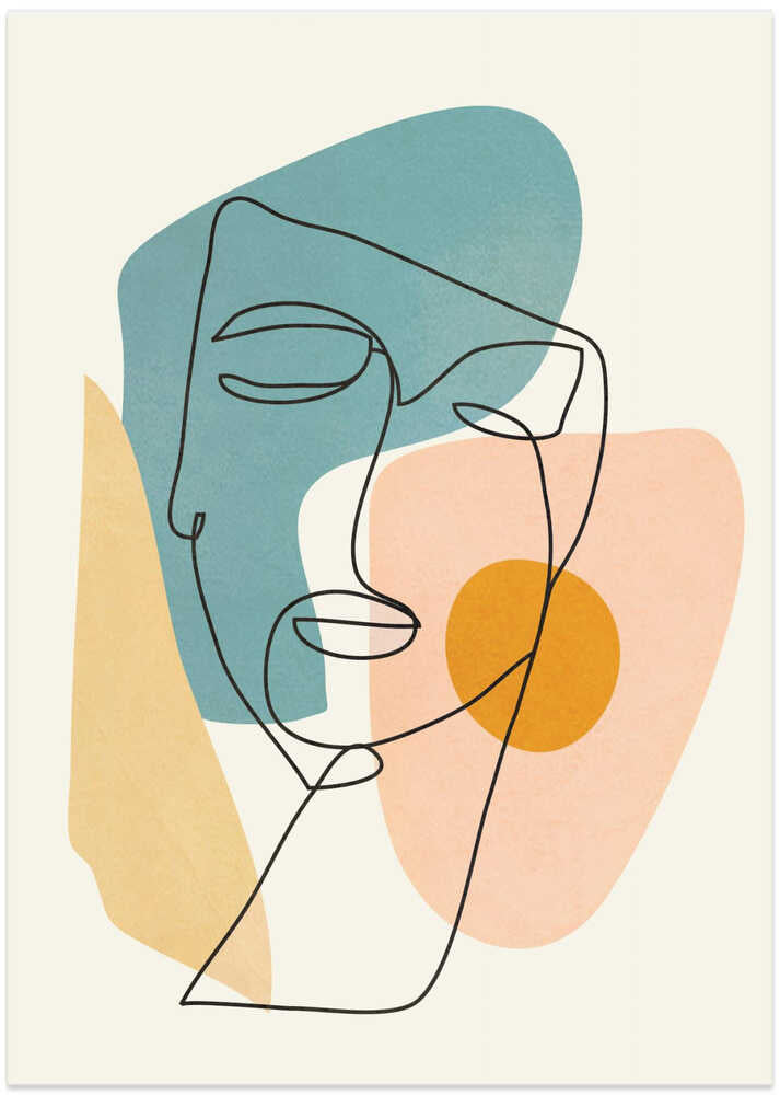 Serene Abstract Portrait