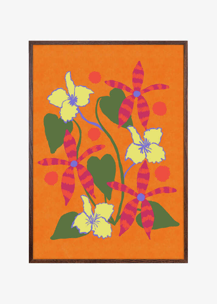 Vibrant Tropical Blooms