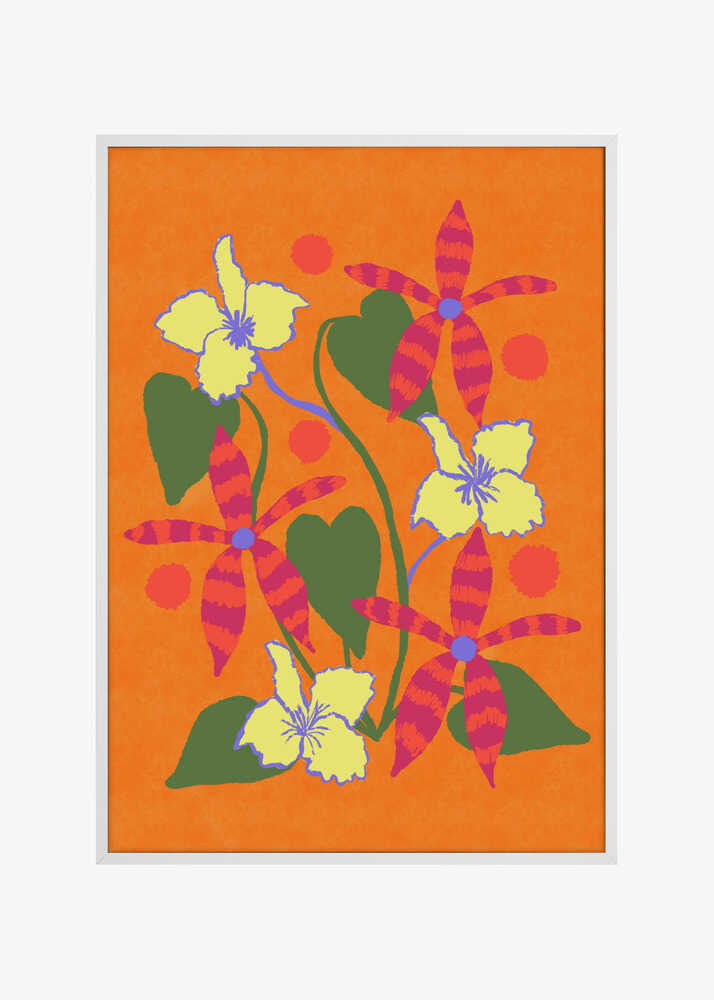 Vibrant Tropical Blooms