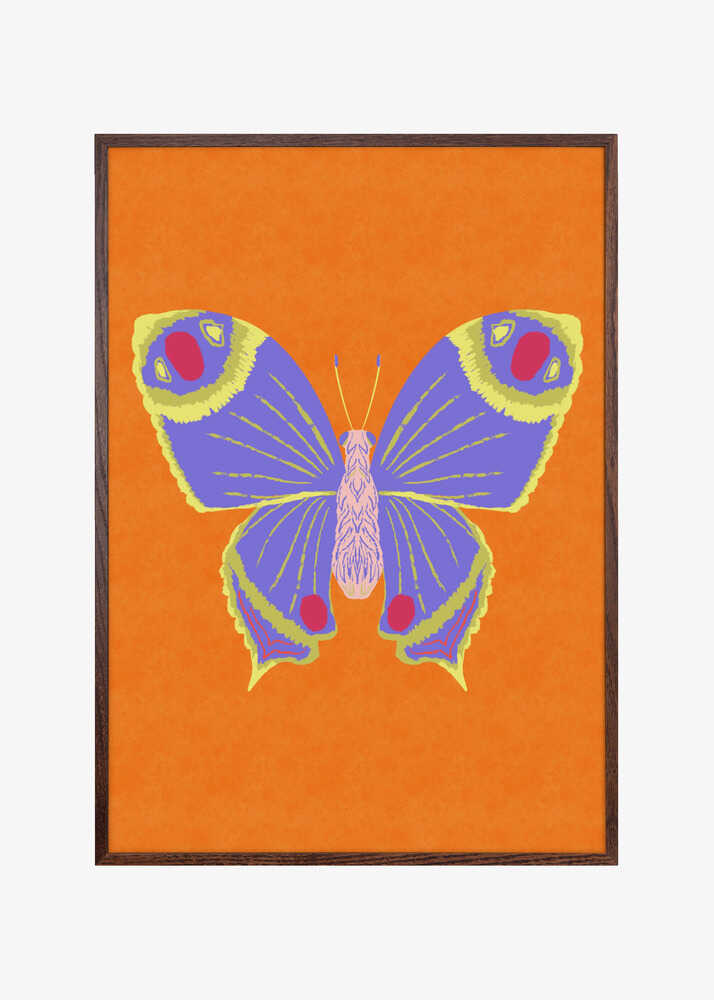 Vibrant Purple Butterfly