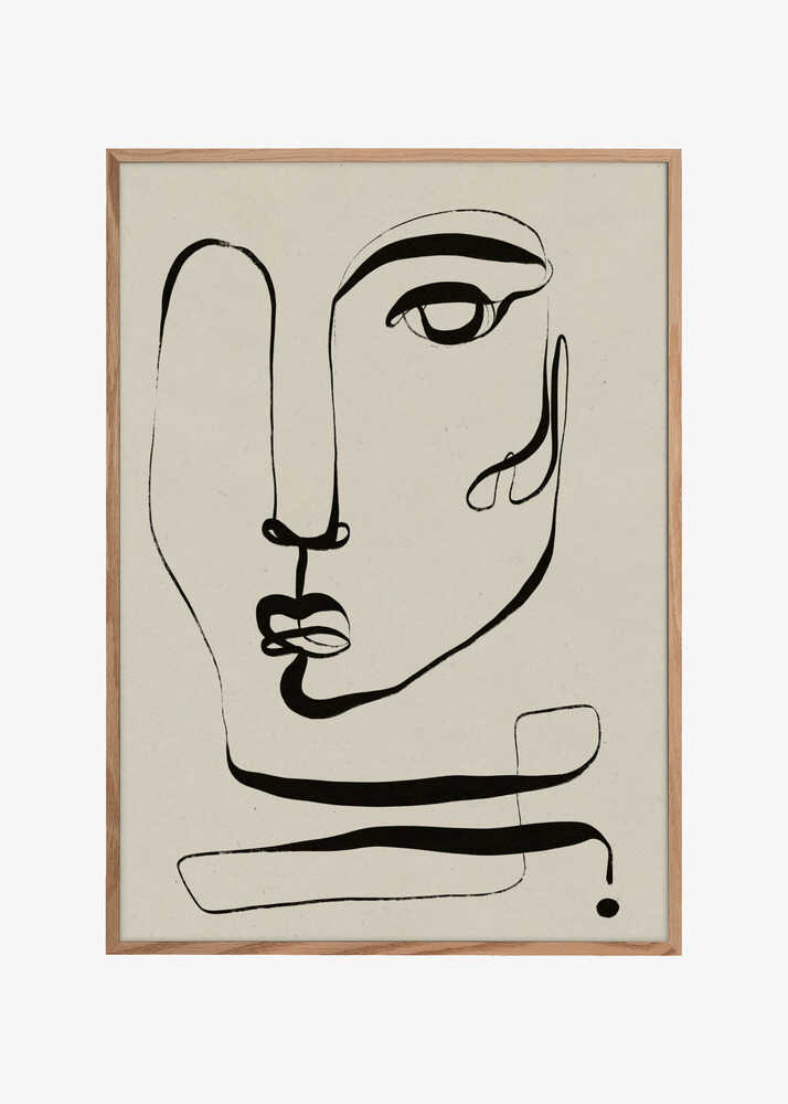 Abstract Line Portrait