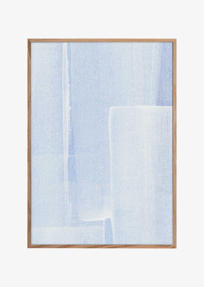 Soft Blue Fabric Layers