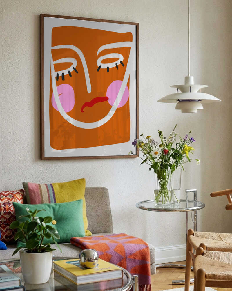 Playful Abstract Face