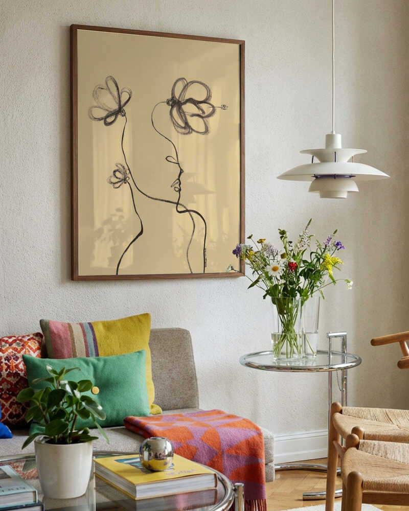 Elegant Floral Profile