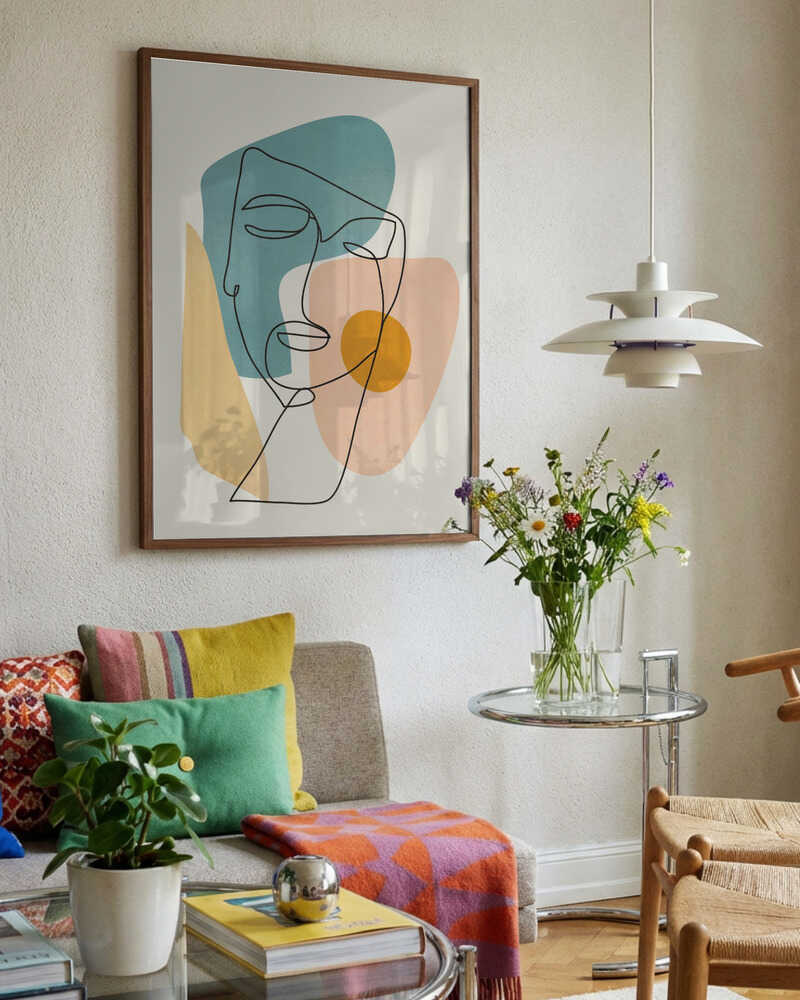 Serene Abstract Portrait