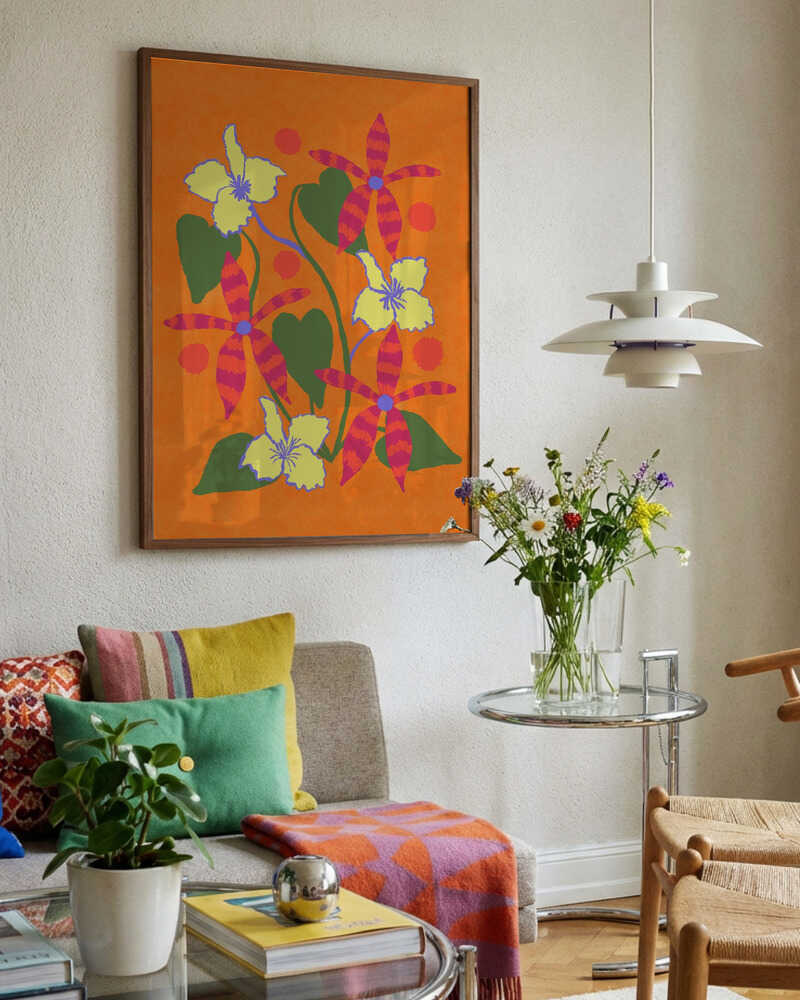 Vibrant Tropical Blooms